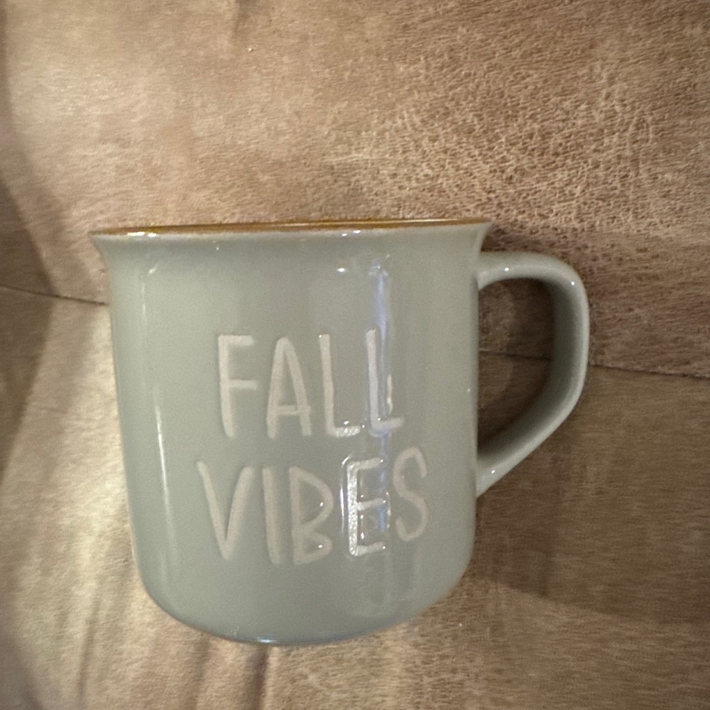 “ Fall Vibes”  Coffee Mug Novelty New Ceramic Tea Hot Cocoa Cup Autumn Comforts